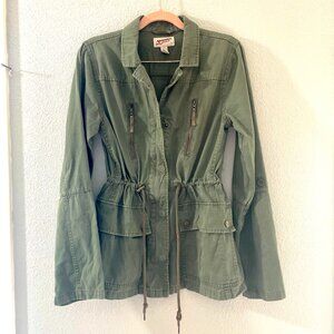Arizona Jean Co. | Olive Grove Green Drawstring Anorak Jacket Medium